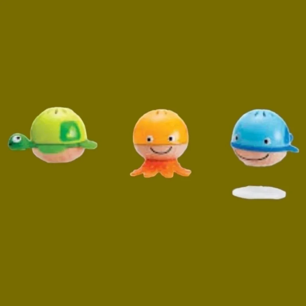 Hape: Stay-Put Sea Animal Suction Cup Rattle Set for Infant & Toddler 3 Pcs